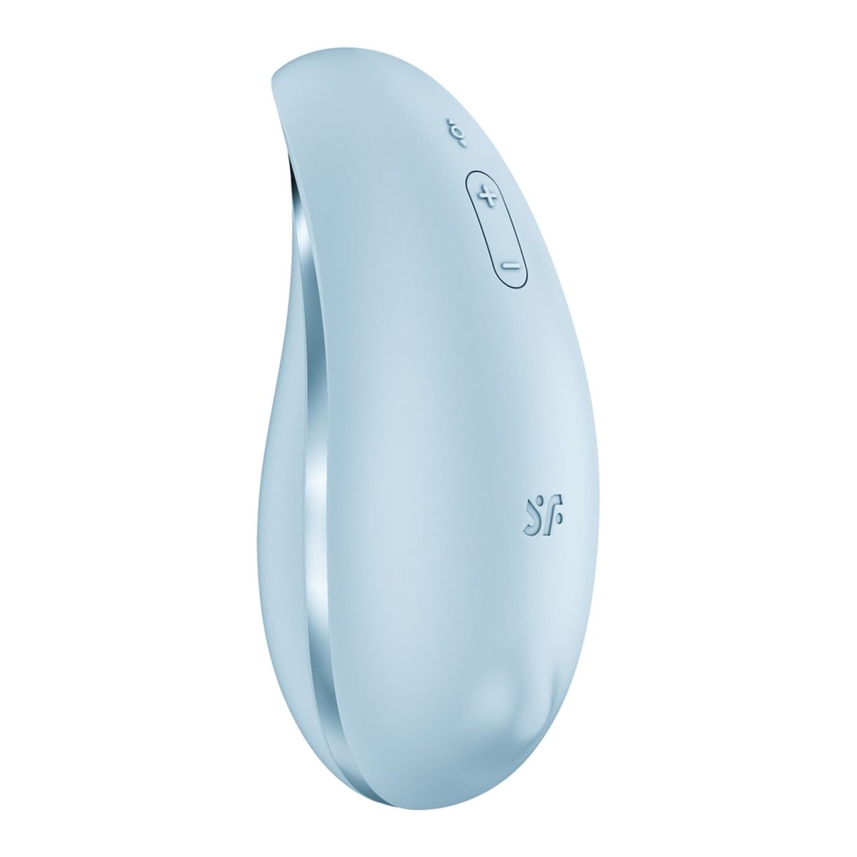 Přikládací stimulátor Satisfyer Tap & Roll modrý, stimulátor s poklepáváním a rolováním