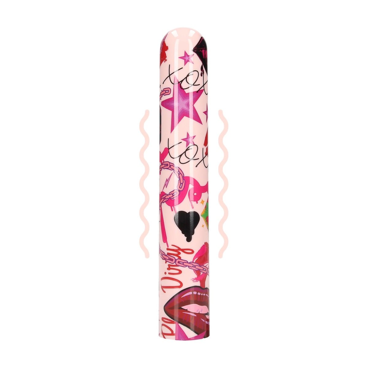 Kaotix Y2K Princess Vibrator, multirychlostní vibrátor 17 x 2,8 cm