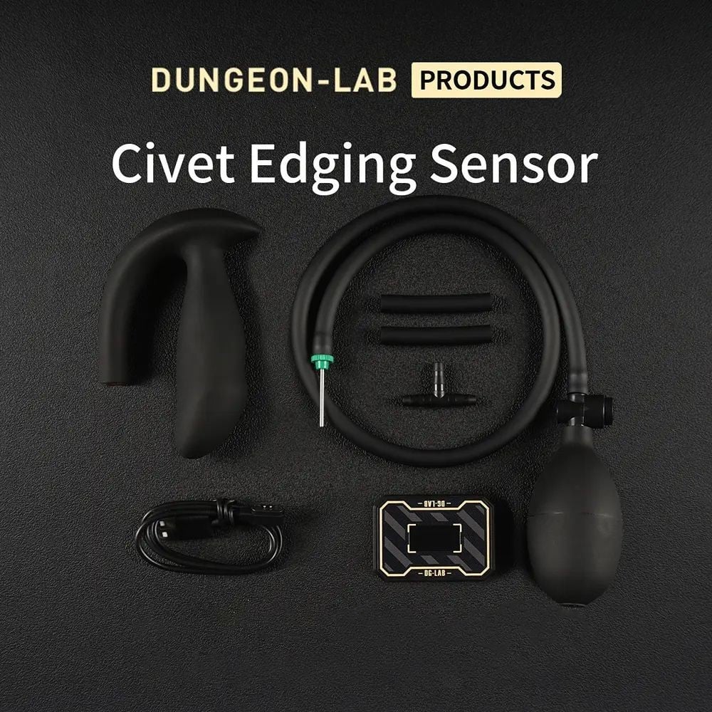 DG-LAB Civet Edging Sensor Set, chytrý edging senzor s nafukovacím análním kolíkem