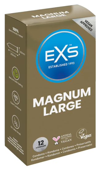 EXS Magnum Extra Large Condoms 60 mm 12 ks