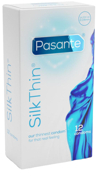 Pasante Silk Thin Condoms 12pcs