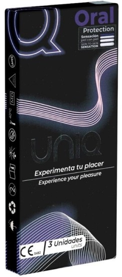 Uniq latex-free ústní kondom 3 ks