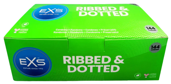 EXS Ribbed and Dotted, 144 pcs