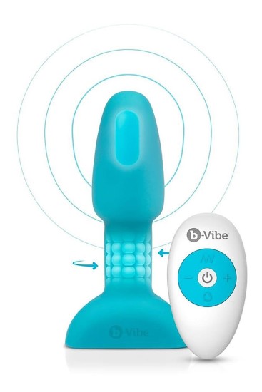 b-Vibe Rimming Petite, modrá