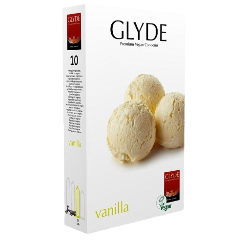 Glyde Vanilla Premium Vegan Condoms 10 ks