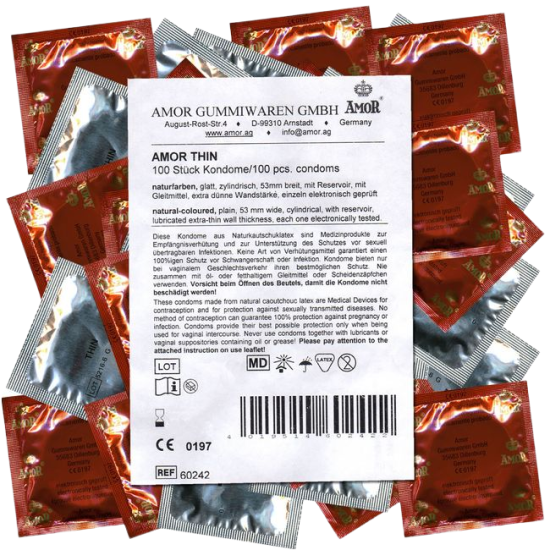 Amor Thin condoms 100 pcs
