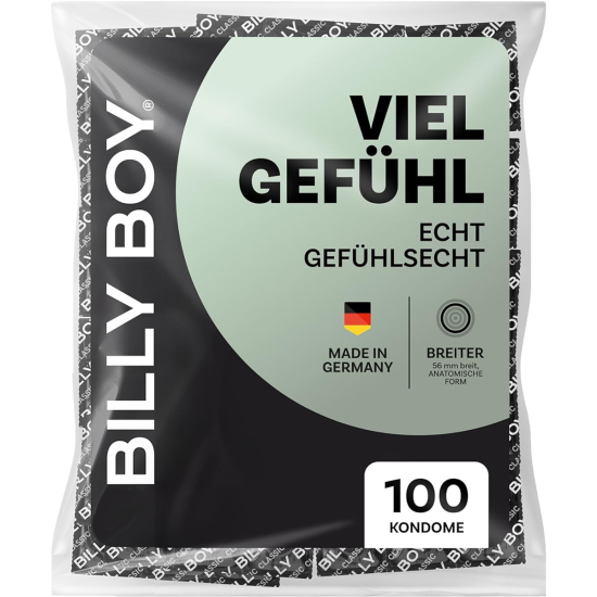 Billy Boy Bulk-Pack: Viel Gefühl (Extra Feel), 100 condoms