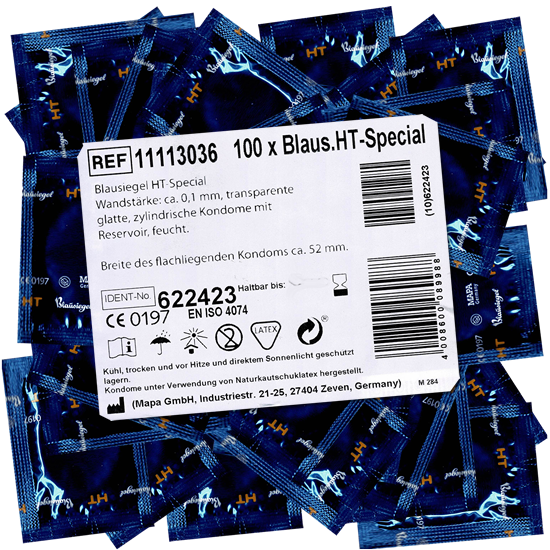 Blausiegel Bulk-Pack: HT special, 100 condoms