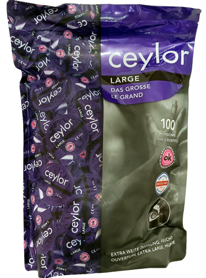 Ceylor Bulk-Pack: Large, 100 pcs