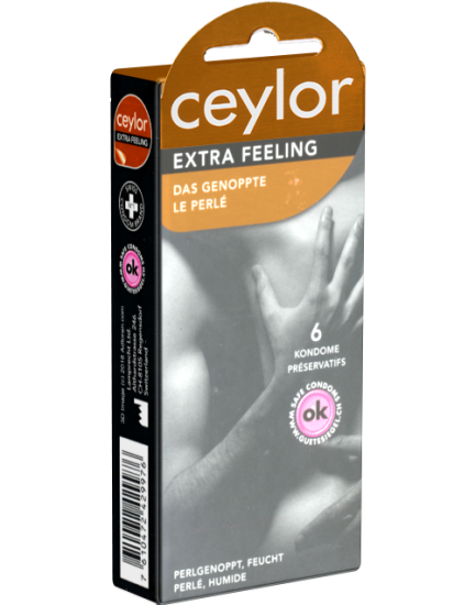 Ceylor Single: Extra Feeling, 6 dotted condoms