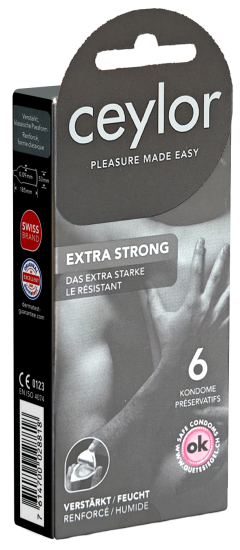 Ceylor Single: Extra Strong, 6 extra strong condoms
