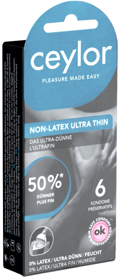Ceylor Single: Non-Latex, ultra thin 6 pcs