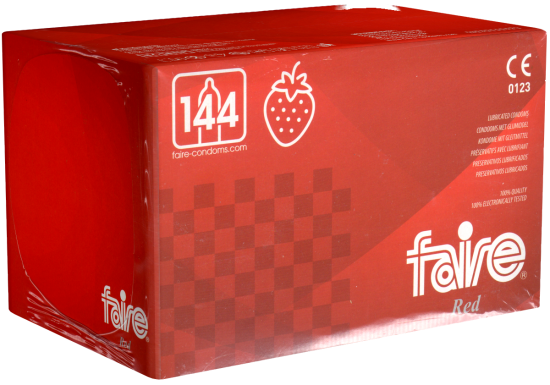 Faire Red Bulk-Pack, 144 condoms