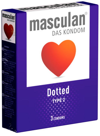 Masculan Dotted 3 ks