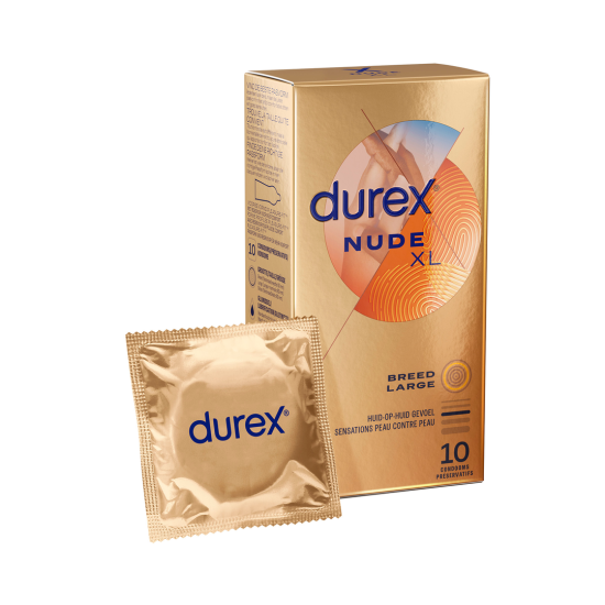 Durex Nude Extra Large XL 10 Condoms