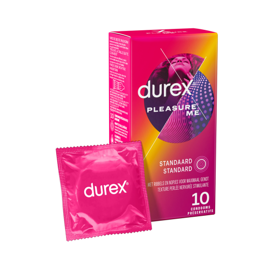 Durex Pleasure Me Condoms - 10 Pieces