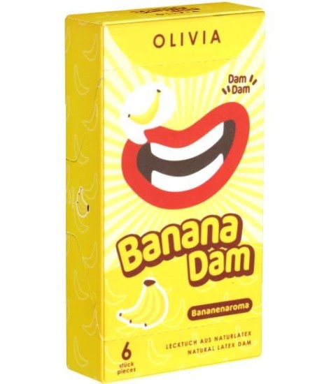 Olivia Dams: Banana, 6 yellow latex sheets