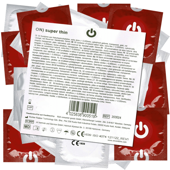 On) Bulk-Pack: Super Thin, 50 thin condoms