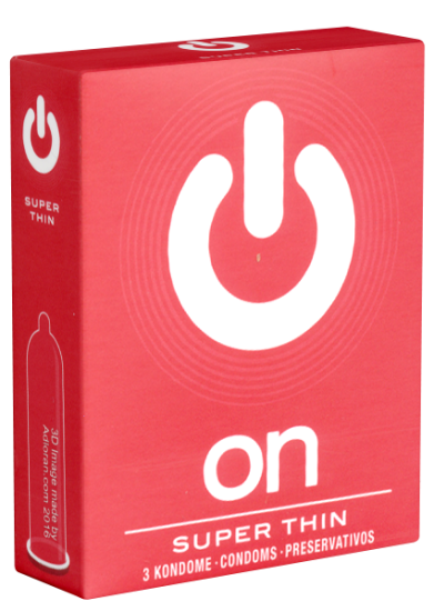 On) Single: Super Thin, 3 thin condoms