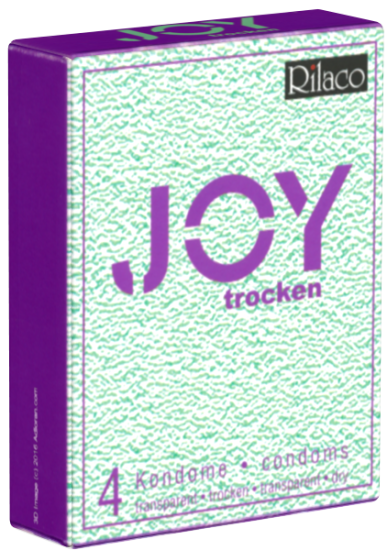 Rilaco Single: Joy, 4 dry condoms