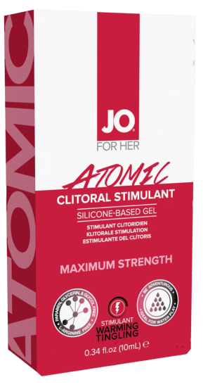 System JO Clitoral Stimulant Warming Atomic 10 ml