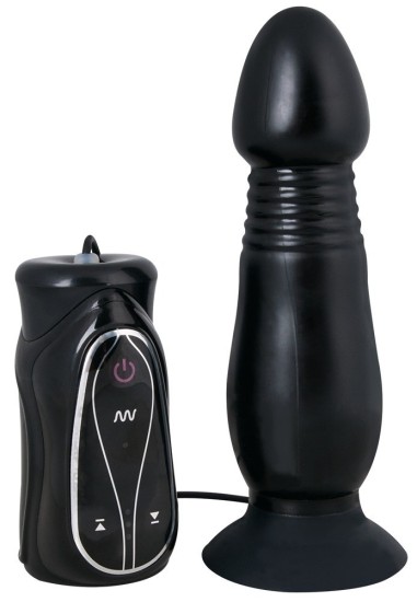 You2Toys Černý anální vibrátor s pohonem