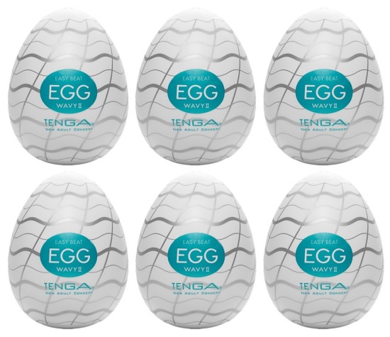 Tenga Egg Wavy II 6 ks