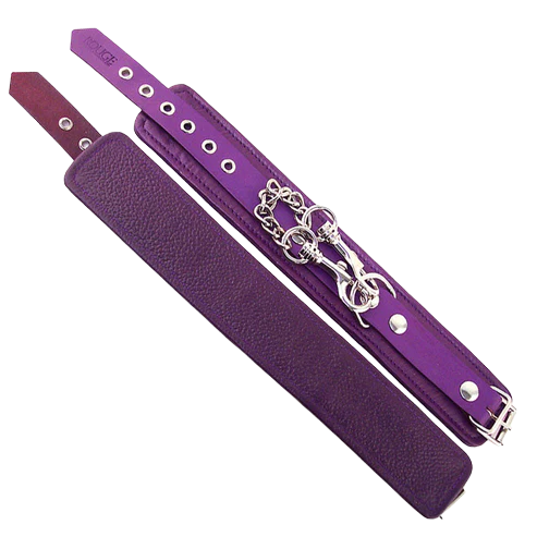ROUGE Leather Wrist Cuffs Purple