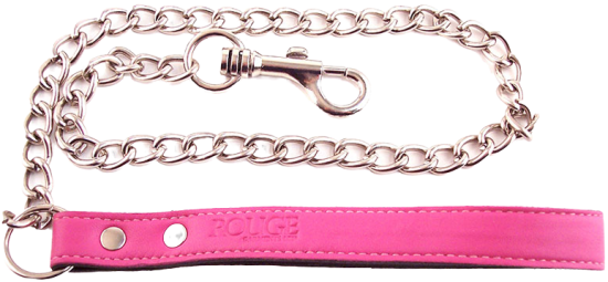 ROUGE Leather Leash Pink