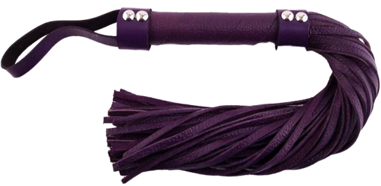 ROUGE Short leather flogger purple