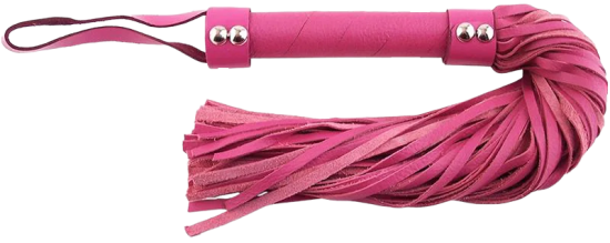 ROUGE Short leather flogger pink
