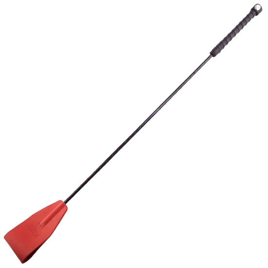 ROUGE Leather Riding Crop Red
