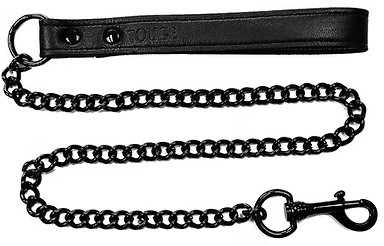 ROUGE Leather Lead Black with Black Accessories