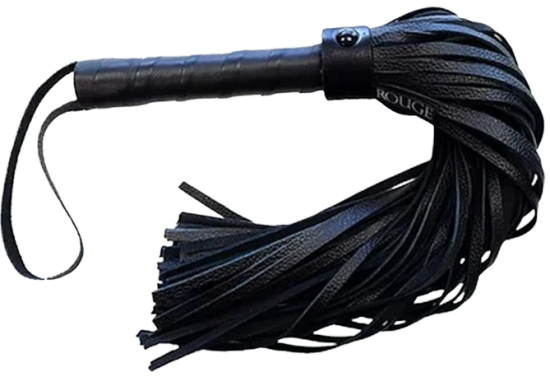 ROUGE Leather Flogger Black with Black Accessories