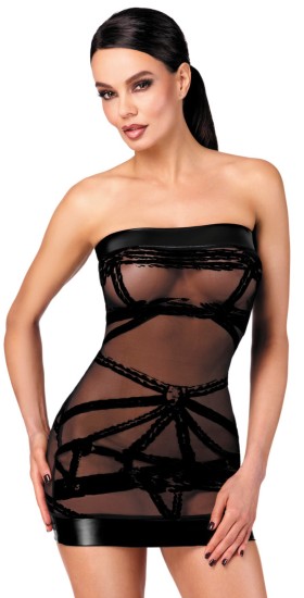 NOIR 359 Bondesque Off-shoulder mini dress S