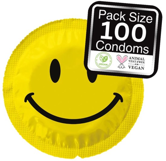 EXS Smiley Face Regular - Condoms - 100 pcs