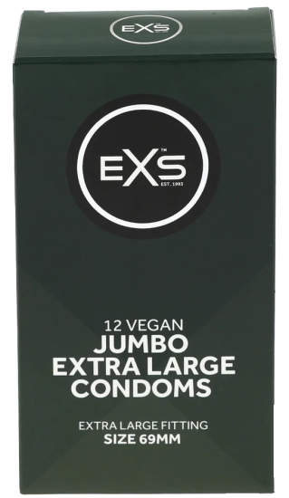 EXS Jumbo - Condoms - 12 pcs