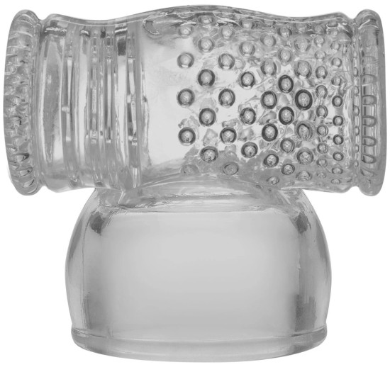 Doc Johnson Merci Cock Stroker Wand Attachment Clear