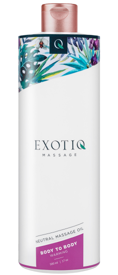 Exotiq Body To Body Warming Massage Oil 500ml