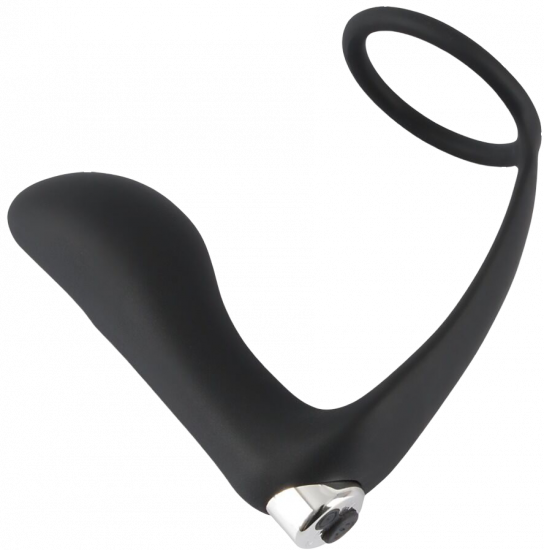 Black Velvets Vibrating ring a plug