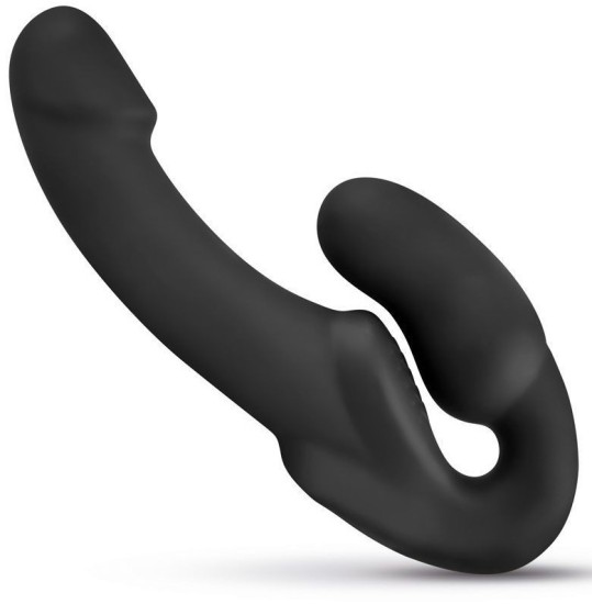 No-Parts Morgan Strapless Strap-On Dildo 22 cm Black