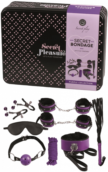 Sada SECRET PLAY Secret Bondage 8 PIECES SET