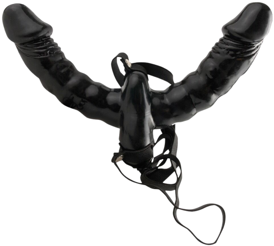 Fetish Fantasy Vibrating Double Delight Strap-On