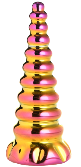 Creature Cocks Twilight Rainbow Glass Dildo