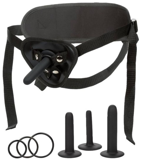 California Exotics Boundless Silicone Pegging Kit Black