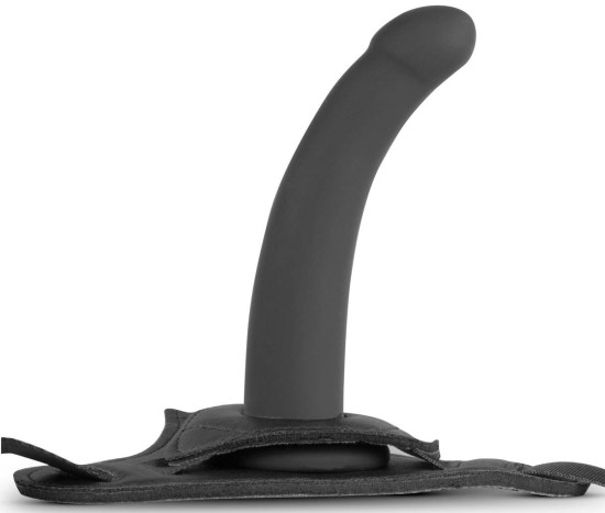 Easytoys Silicone Strap-On Smooth Black