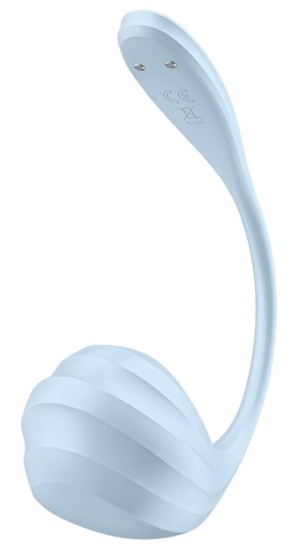 Satisfyer Smooth Petal - chytré vibrační vajíčko modré