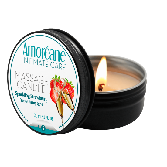 Amoréane Massage Candle Sparkling Strawberry 30 ml