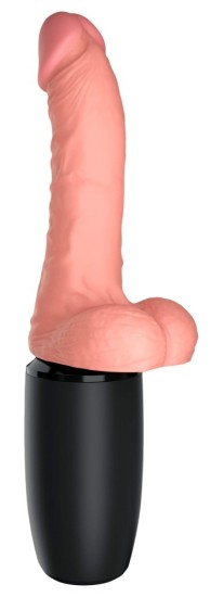 Pipedream King Cock Plus Triple Threat 6.5″ Thrusting Cock With Balls
