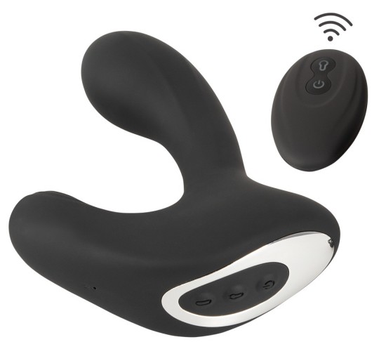 Rebel RC Butt Plug with 3 Functions Black